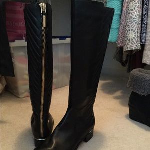 Calvin Klein Leather Riding Boots
